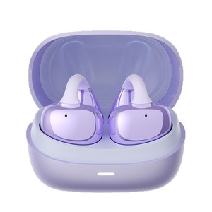 TS20 Earclip <b>Bluetooth</b> Earphones Dynamic Mic Touch Control Wireless Sports Headphones Type C Charging AAC Codec - Product Image 2