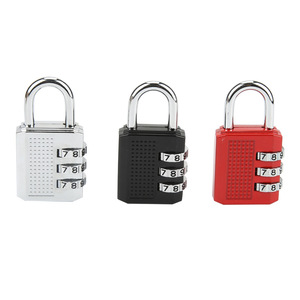 Combination <b>Padlock</b> 4 Digit Metal Mechanical Lock HB03 Zinc Alloy Resettable For Luggage Gym Locker Anti Theft - Product Image 2