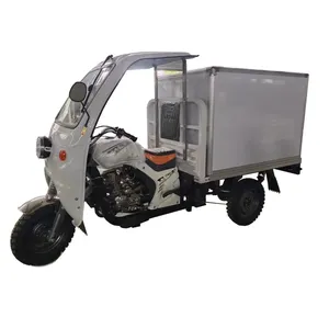 冷凍食品輸送用のオールインワンクーラー三輪車電動自転車アイスクリーム配送冷蔵貨物三輪車