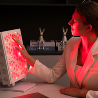 Panneau de luminothérapie rouge de qualité médicale 395W, 8 longueurs d'onde 630-1060nm, LED à haute irradiance pour clinique, modèle sur pied