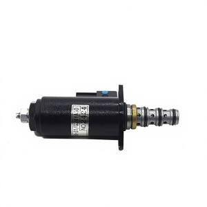 Válvula solenoide de bomba para excavadora YUNKI de alta calidad G24YA50, válvula solenoide de bomba KAWASAKI KPM G24YA50 para uso universal en venta - Product Image 1