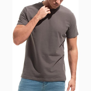 เสื้อยืดลำลองขายดีสำหรับผู้ชาย ผ้าฝ้าย 100% ปรับแต่งได้ สวมใส่สบาย สีพื้น ทรงเข้ารูป - Product Image 6