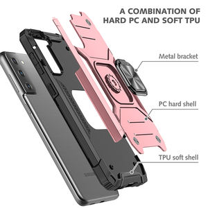 360 Rotación a prueba de golpes del teléfono móvil Accesorios Funda para <span class=keywords><strong>Samsung</strong></span> S23 Plus con correa de mano con soporte - Product Image 3