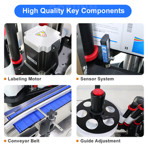 Desktop Automatic Round Bottle <b>Labeling</b> Machine Jar Can <b>Sticker</b> <b>Labeler</b> with Date <b>Printer</b> 10-120pcs/min - Product Image 5