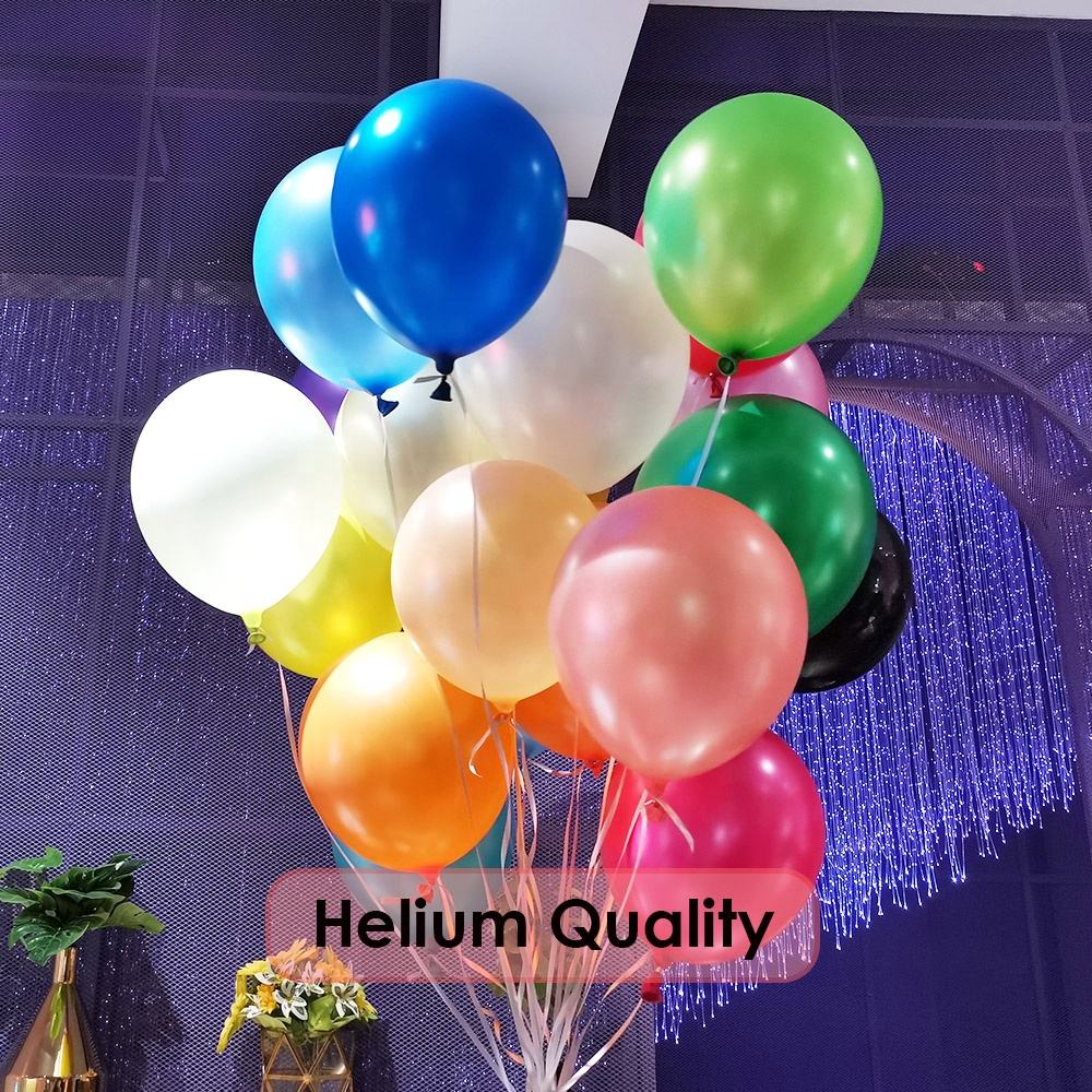 Wholesale Assorted Multicoloured Biodegradable Natural Latex Helium Balloons for Children Toys Party Decoration