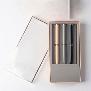 High Quality Custom Custom Logo Metal Ballpoint <b>Pens</b> 1.0mm Black Ink Luxury Gift Set for Business School Promotional Use - Product Image 5