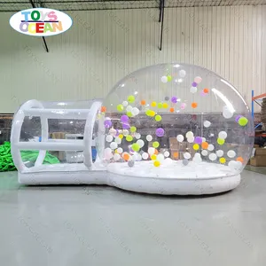 Commercial Grade Balloon Inflatable Bubble House with Bouncing Bottom Transparent Jumping Bubble Tent