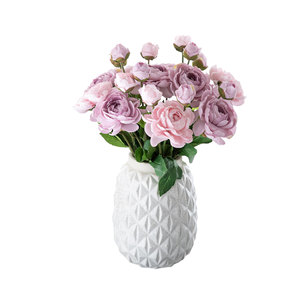ดอกไม้ประดิษฐ์ CallaFloral ก้านเดี่ยว สีส้ม ของตกแต่งงานแต่งงาน งานฝีมือตกแต่งบ้าน - Product Image 5