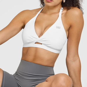 <span class=keywords><strong>Reggiseno</strong></span> sportivo yoga leggero a taglio basso <span class=keywords><strong>con</strong></span> fascia intrecciata sul davanti, <span class=keywords><strong>spalline</strong></span> regolabili e coppe imbottite rimovibili - Product Image 2