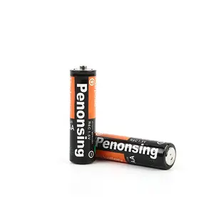 factory supplier R6 battery AA um-3 1.5 V R6P batteries zinc carbon battery