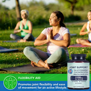 Cápsulas de Glucosamina, Condroitina y Ácido Hialurónico <span class=keywords><strong>para</strong></span> el Soporte de las Articulaciones, 120 Unidades, Venta al Por Mayor, OEM, ODM, Mejora la Densidad Ósea, <span class=keywords><strong>para</strong></span> Adultos - Product Image 4