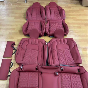 Sièges baquet de luxe sport racing pour voiture, avec panneau en fibre de carbone personnalisé et revêtement en cuir, version améliorée RS pour Audi A3 A4 A5 A6 A7 Q3 Q5 - Product Image 1