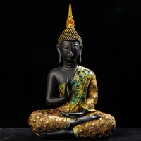 Thaïlande Bouddha Résine Artisanat Asie Du Sud-Est Entrée Créative Pièces De Décoration De La Maison