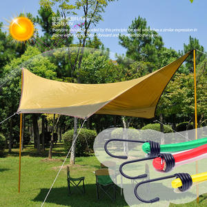 Corde élastique de haute qualité, 120cm, 8mm, durable, pour usage extérieur, pour tente, camping, bagages, vert, rouge, jaune - Product Image 3