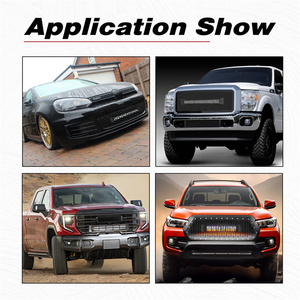 Phổ phù hợp cho 6 ~ 20 inch LED làm việc thanh ánh sáng nhà máy xe phía trước lưới tản nhiệt Led thanh ánh sáng gắn khung - Product Image 6