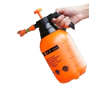 Vaporisateur à <span class=keywords><strong>haute</strong></span> <span class=keywords><strong>pression</strong></span> réglable 1L/2L/3L personnalisable <span class=keywords><strong>Pulvérisateur</strong></span> de jardin manuel en plastique orange en laiton pour l'extérieur Batterie - Product Image 2