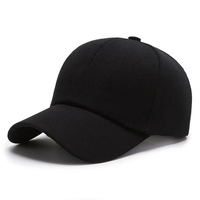 Casquettes de baseball personnalisées à faible MOQ, bon marché, en gros, design unisexe, en coton uni, brodées, 6 panneaux, style sportif, Image Four