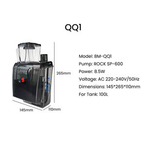 Bubble Magus QQ1/QQ3 AC 220-240V Pompe fiable Aquarium Écumeur de protéines externe pour petit aquarium d'eau salée jusqu'à 100L/300L - Product Image 4