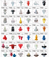 Clips de carrosserie en plastique pour voiture Clip pour pare-chocs et attache pour panneau de garniture de porte Clip de retenue pour voiture