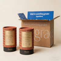 Tubes en papier kraft de luxe personnalisés en gros, boîte cylindrique pour l'emballage de cadeaux, de thé, de grains de café