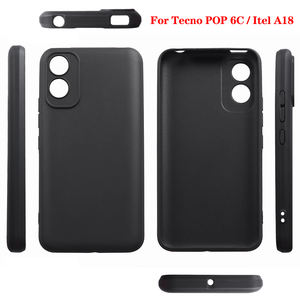 Coque en TPU noir mat antichoc pour Infinix Tecno <span class=keywords><strong>POP</strong></span> 6 PRO 5 Go Spark 2022 Pova Neo 3 téléphone portable en silicone souple Cellule Plus - Product Image 2