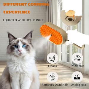 3 in 1 Cat Steamy <b>Brush</b> With Steamer Cleaning and <b>Pet</b> Hair Removal Steam <b>Brush</b> for Dogs and Cats <b>Pet</b> Spray Hair Comb - Product Image 3
