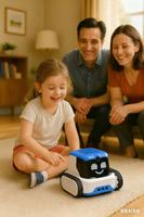Kit de robot de codage IA ICRobot pour enfants |   Ensembles de robots programmables éducatifs STEM en ABS, version personnalisée OEM pour les écoles