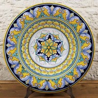 Assiette en céramique mexicaine pour fromage, en porcelaine majolique italienne, écologique, personnalisée, moderne, pour la cuisine, vente en gros