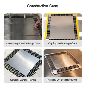 <span class=keywords><strong>Couvercle</strong></span> de fosse d'égout antidérapant en acier inoxydable à prix d'usine pour allée d'appartement, revêtement de sol moderne, haute ténacité et durable - Product Image 5