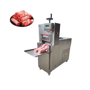 Professional Frozen Meat Slicing Machine Meat Roll Maker <b>BBQ</b> Cutter Equipment - Product Image 1