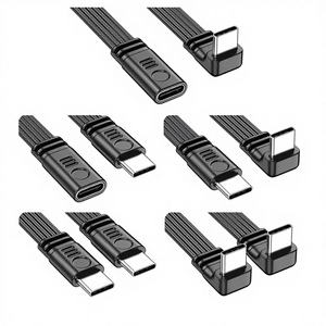 <span class=keywords><strong>C</strong></span>âble de charge <span class=keywords><strong>USB</strong></span> 2.0 plat en silicone souple <span class=keywords><strong>Type</strong></span>-<span class=keywords><strong>C</strong></span> avec charge rapide PD et transfert de données pour utilisation en voiture - Product Image 5