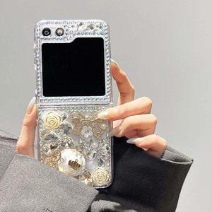 Luxe Glitter Citrouille Couronne Grand Diamant Style <span class=keywords><strong>Silicone</strong></span> TPU Mobile Téléphone Pliant Couverture Cas Pour Samsung Galaxy <span class=keywords><strong>Z</strong></span> <span class=keywords><strong>Flip</strong></span> 3 <span class=keywords><strong>4</strong></span> 5 - Product Image 4