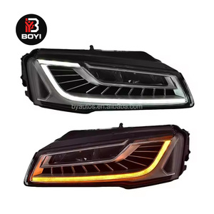 Faros Delanteros LED para Audi A8 D4 2011-2013, Actualización de Luces de Circulación Diurna LED, Luces Intermitentes, Venta al por Mayor de Fábrica, Faros Delanteros para Automóvil - Product Image 1