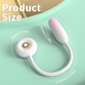 Vibrateur à balle CN Remote Design <span class=keywords><strong>avec</strong></span> rotation de perles et vibration, œufs vibrants pour le plaisir, modèle X014, <span class=keywords><strong>application</strong></span> non incluse - Product Image 4