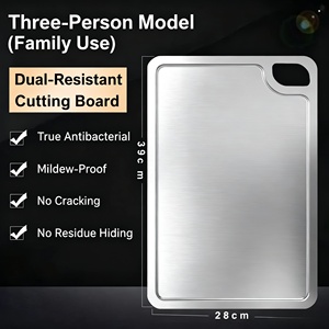 316 Pure Titanium <strong>Chopping</strong> <strong>Block</strong> Moisture &amp; Mold-Proof Cutting Board for Vegetables Fruits &amp; Cooked Food - Product Image 5