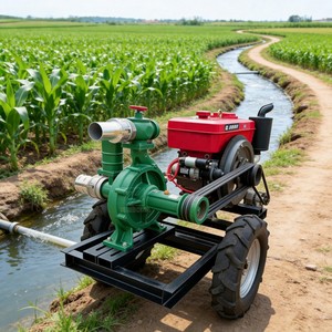 Bomba Centrífuga Agrícola <span class=keywords><strong>de</strong></span> Flujo Mixto con Motor Diésel <span class=keywords><strong>de</strong></span> 30hp, Voluta <span class=keywords><strong>de</strong></span> Acero Inoxidable <span class=keywords><strong>de</strong></span> Alta Presión para Riego y Drenaje - Product Image 1