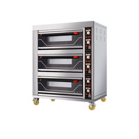 Four à pain, machine de boulangerie, équipement de boulangerie, 1 2 3 étages, 1 2 4 6 9 plateaux, four à pain, four à gâteau, four à pizza