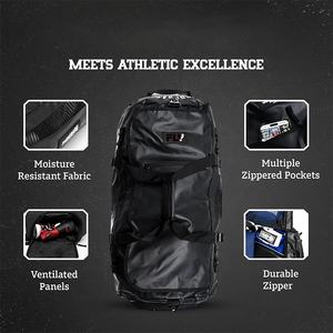 <span class=keywords><strong>กระเป๋า</strong></span>ทรงดัฟเฟิลกีฬากันน้ำ2025มีซิปกระเป๋าเป้สะพายหลังสำหรับไปยิมท่องเที่ยวกระเป๋าใส่รองเท้า TPU ผ้าใบกันน้ำกระเป๋ายิมฟิตเนสพร้อมโลโก้ - Product Image 5