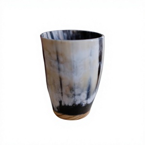 Mug à boire en corne de buffle naturelle, fait main, classique, écologique, grande capacité, avec poignée, pour la maison, le bar et les cadeaux - Product Image 6
