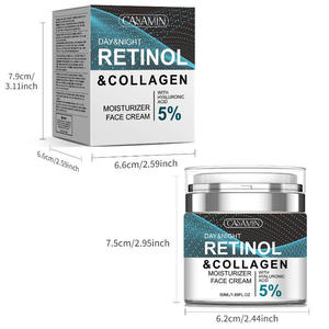 Crema Hidratante Facial de Lujo, Antienvejecimiento, Elimina Arrugas, Retinol y Colágeno - Product Image 2