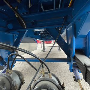 Semirremolque de Contenedor de 3 <span class=keywords><strong>Ejes</strong></span>, Fabricación en Fábricas Chinas, Capacidad de Carga de 30-60t, Material de Acero, 10-13m, en Existencia - Product Image 6