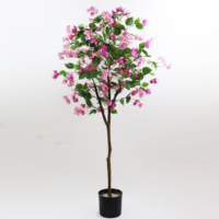 Décoration de chambre à coucher haut de gamme arbre artificiel plante en pot arbre fausse fleur plante d'arbre en Pot plante décorative