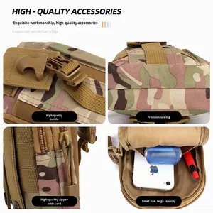 Ngụy trang ngoài trời đa chức năng chiến thuật vành đai thắt lưng túi thể thao Điện thoại di động điện thoại di động Túi cho đi bộ đường dài - Product Image 3