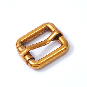 Hebilla de metal de aleación de zinc con baño de oro antiguo A3855 para bolsos de alta calidad - Product Image 2