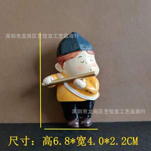 Aimants de réfrigérateur magnétiques en résine de dessin animé Yijia, peintures de renommée mondiale <span class=keywords><strong>Van</strong></span> <span class=keywords><strong>Gogh</strong></span>, perle fille, Napoléon décoratif, usine D - Product Image 6