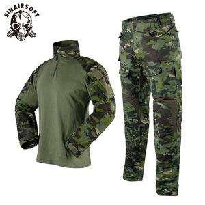 Chaleco Táctico de Algodón SINAIRSOFT Serie Gen3 para Hombre, Uniforme para Paintball y Caza, Incluye Camisa, Pantalones y Rodilleras - Product Image 1