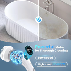 Spazzola per la pulizia della vasca da cucina con manico retrattile del bagno Scrubber per lo Scrubber - Product Image 5