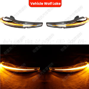 กระจกมองหลังรถยนต์ลายทะเลสาบหมาป่าสัญญาณเลี้ยวสำหรับรถเมอร์เซเดส W463 2019 2022หลอดฮาโลเจน - Product Image 2