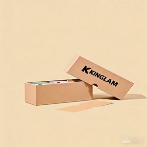 Op maat gemaakte housewarming cadeauverpakking met deksel en bodemplaat voor huisgeurkaars, van 2-delig karton met inlay voor waxparfum. - Product Image 4