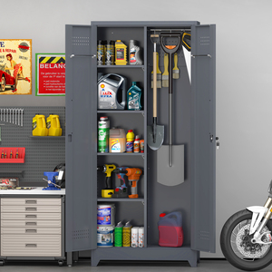 Banco de Trabajo Convertible de Alta Calidad a Precio de Fábrica, Gabinete de Herramientas Metálico Resistente para Garaje con Cajones para Almacén - Product Image 1